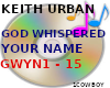 GOD WHISPERED YOUR NAME
