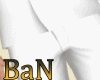 BaN-Wendding Pants White