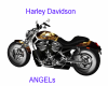 Harley W/gold Eagle