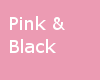 Pink & Black CoupleChair