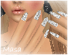 ✿silver nail✿