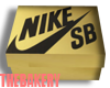 Gold Nike SB Shoebox