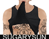 /su/ BLACK KNIT TANK