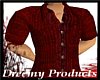 [d] button up polo red