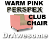 Pink Perspex Club Chair