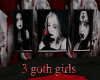 three goth girls