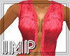 {IMP}Fur Vest - Red