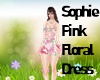 Sophie Pink Floral Dress