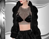 Fur Coat Chic Black