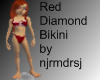Red Diamond Bikini