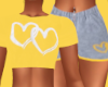 Yellow Hearts Set