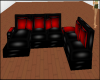 Red N Black couch 2