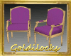 Purple Twin Chairs