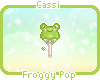 Froggy Pop Badge