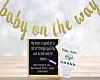 Baby on the way banner