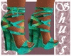 sexy green heels