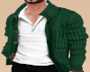 Green Button up Cardigan