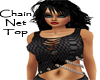 Chain Net Top Black