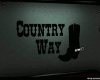 =G= CountryWay Sign