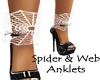 Spider & Web Anklets