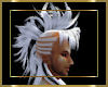 White with Black Mohawk
