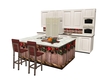 Xmas whitewooden kitchen