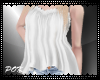 P| White Frilly Top