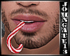 Candy Cane in Mouth Red