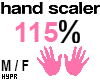 ♥ 115% | Hand Scaler