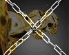 Z* Skulls Belt  Gold