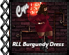 RLL Burgundy Dress