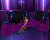 Purple Haze Club Couch