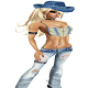 Blue COWGIRL hat