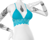 Turq Lace Top
