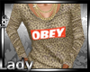 Obey Leopard Print Top