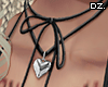 Lana BLK Heart Necklace!