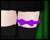 P| Purple Dino Leg Bow