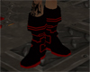 Back and Red boots