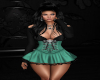 R~ Corset Skirt Aqua