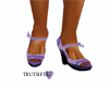 LILAC WEDGE SHOES.