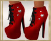 ~H~Heart Shoes Red
