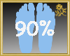 90% Scaler Feet