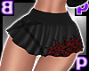 Bold Wave skirt / Red