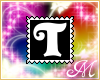 Letter T Stamp