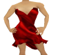 red silk sexy dres