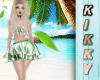 K♡ Bikini skirt -Green