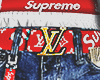 Balmain x LV x Supreme