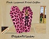 Pink LeopardPrint Coffin