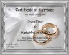 DavidFree marriage. Cert