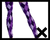 Purple Agryle Stockings